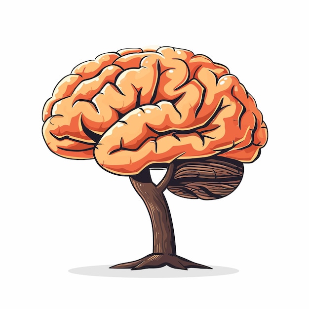 Education_concept_brain_tree_cartoon_style