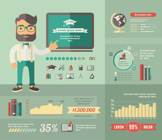 Education Infographic Elements