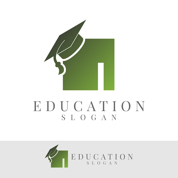 Education initial Letter I Logo design