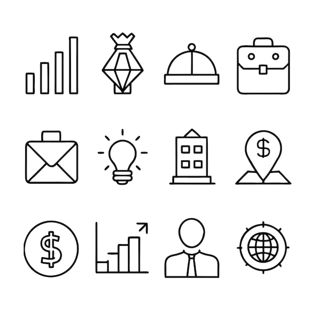 Education and Learning Icon Set Collection Vector Illustration