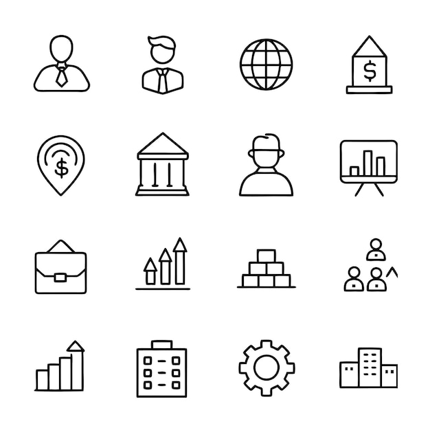 Education and Learning Icon Set Collection Vector Illustration