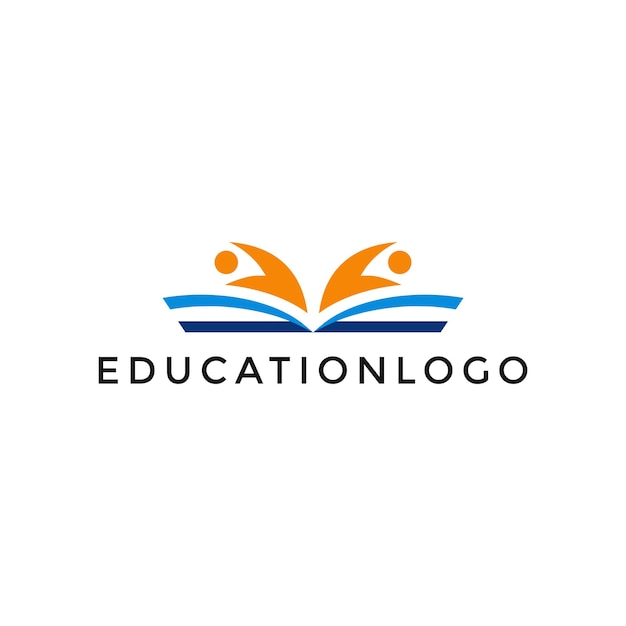 Education logo design vector template