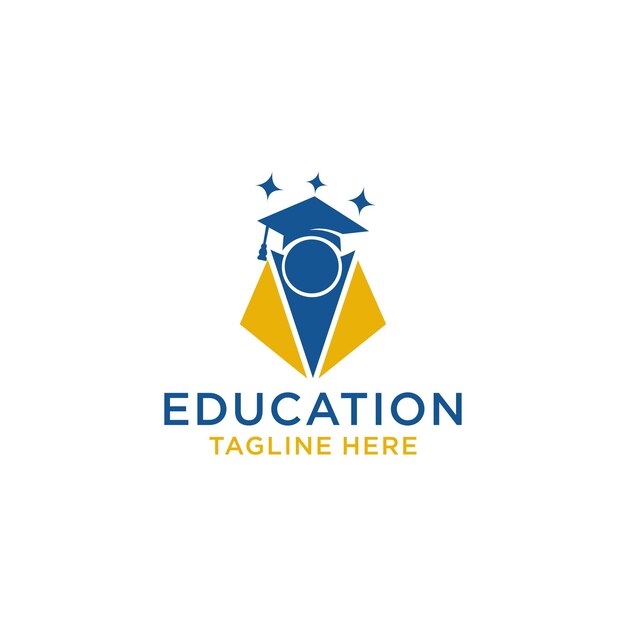 Education logo icon design vector