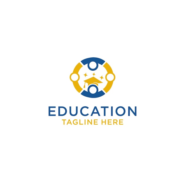 Education logo icon design vector