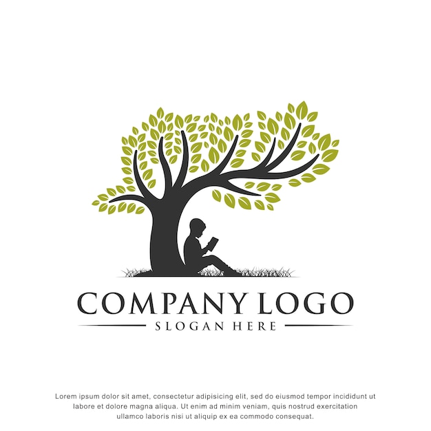 education logo inspiration, flat design