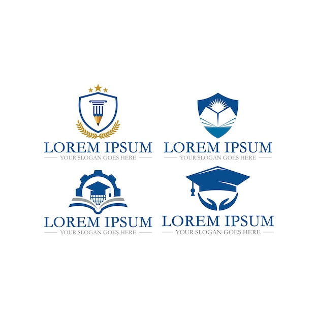 Education logo university logo vector