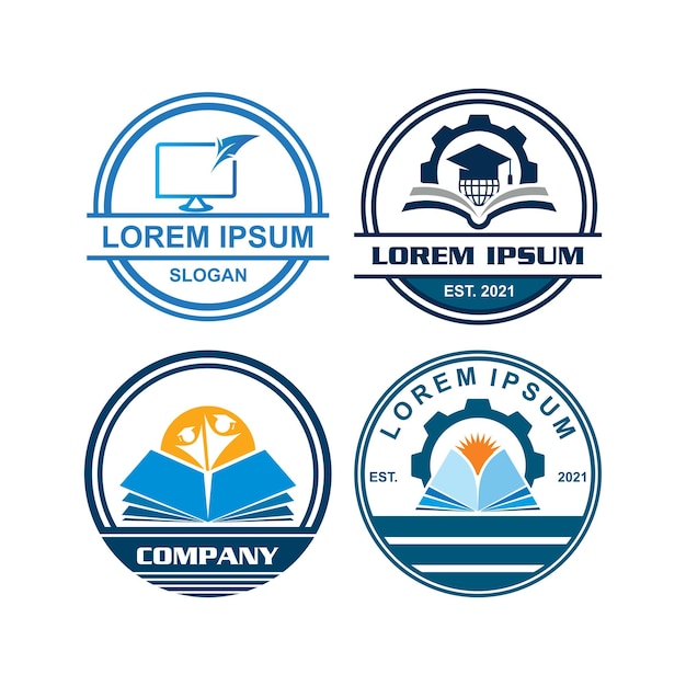 Education logo university logo vector