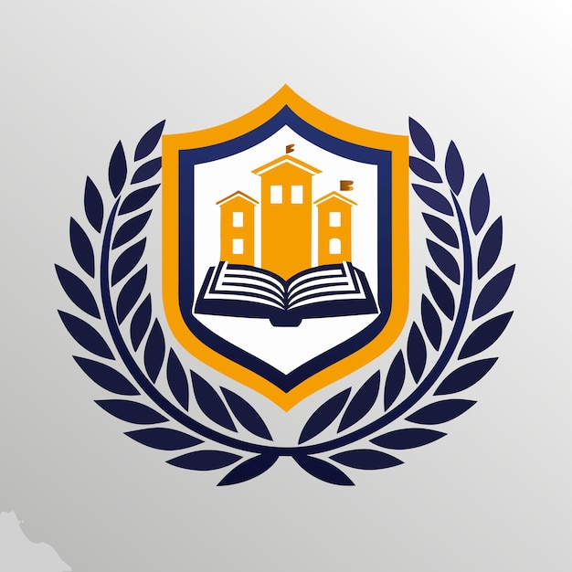 Education logo vector illustration