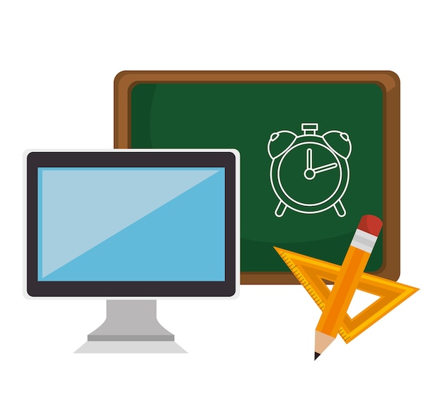 education online elearning icon vector illustration design