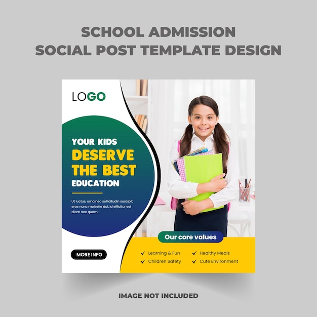 Education Social Media Post Template