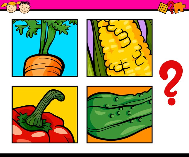 educational puzzle task for children