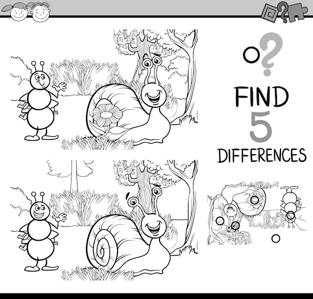 educational task coloring page