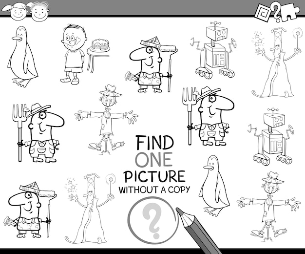 educational task coloring page