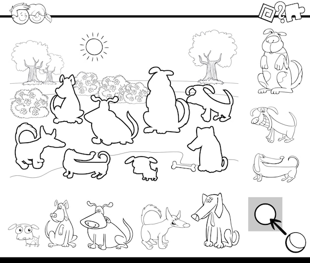 educational task for coloring