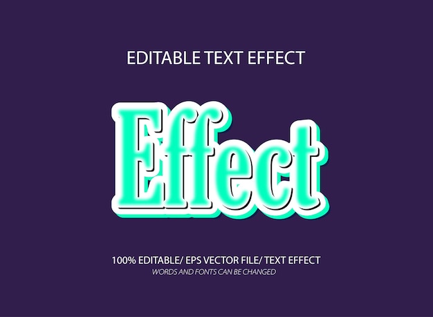 Effect text effect 3d text effect