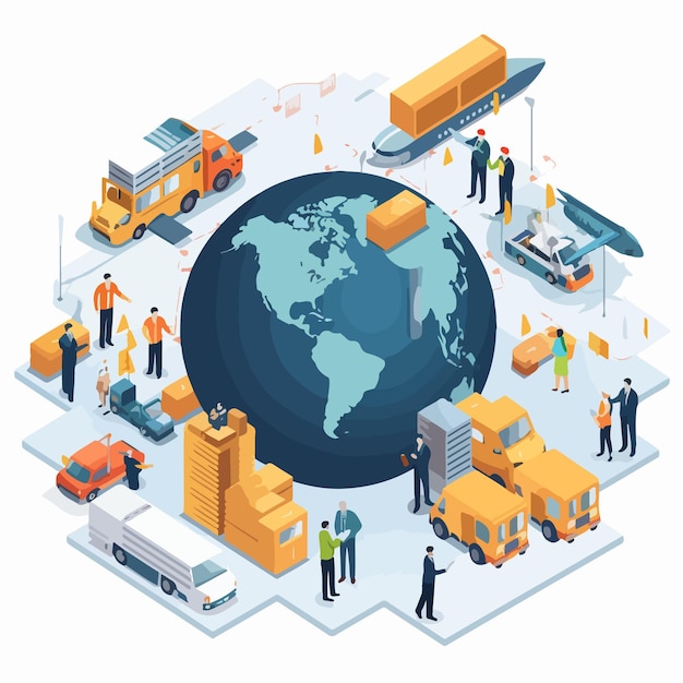 Efficient Global Supply Chain Management and Logistics Concept