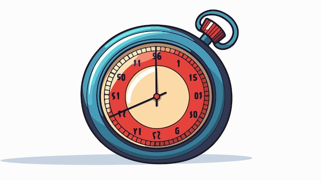 Vector efficient time management stopwatch icon for 10 minutes