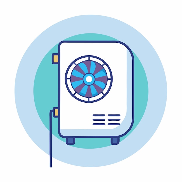 Vector efficient vector design of a ventilator enhancing airflow and comfort