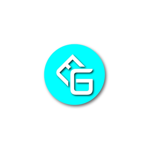 EG trendy letter logo design