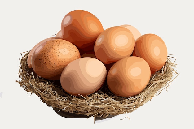 Egg of gold isolated on a white background