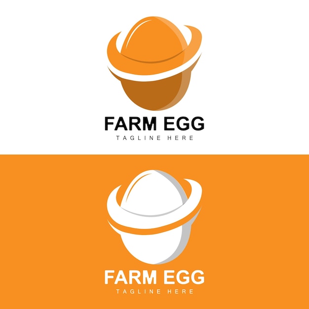 Egg Logo Egg Farm Design Chicken Logo Asian Food Vector