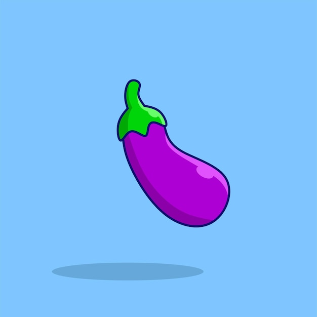 Eggplant cartoon