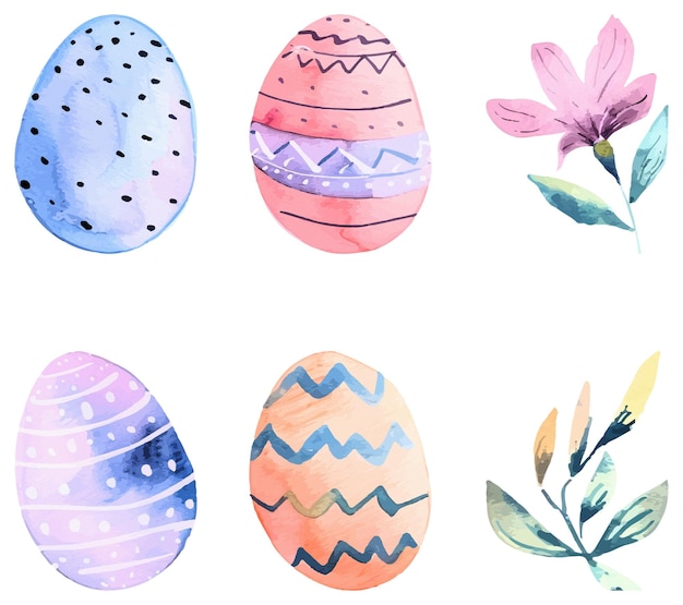 EGGS EASTER WATERCOLOR