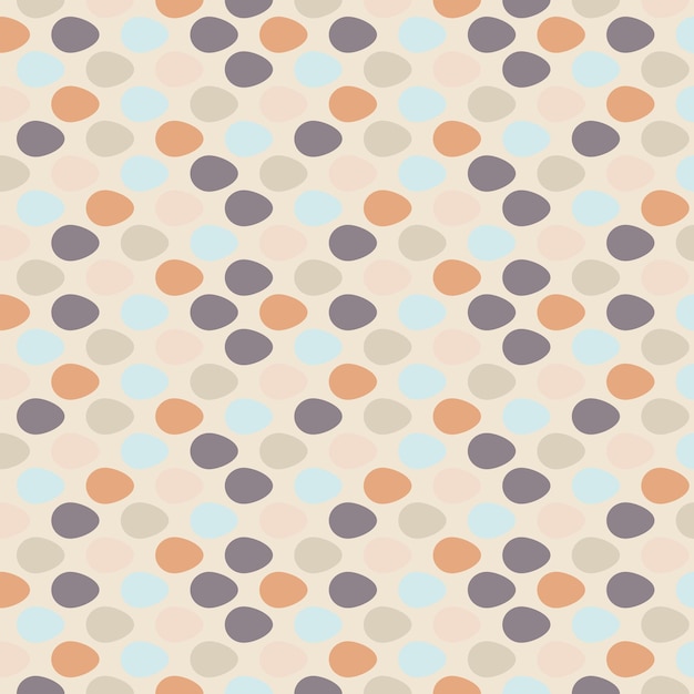 Eggs Static pattern in pastel colors