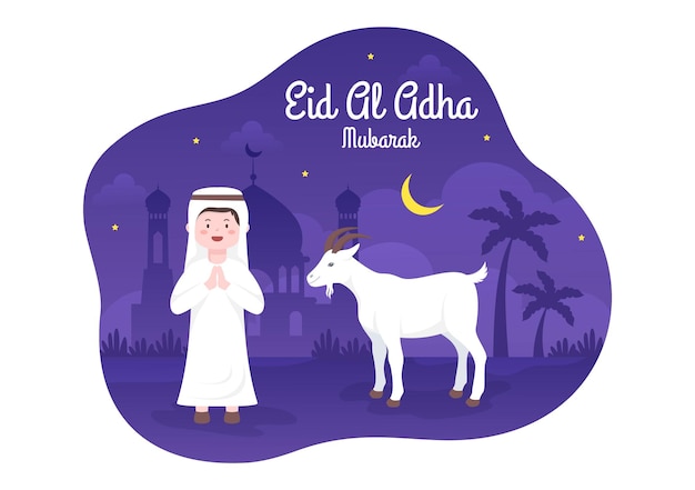 Eid al Adha Background Illustration