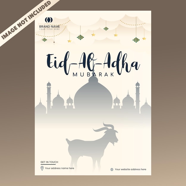 Vector eid al adha flyer design free vector free design eid al adha flyer set eid banner