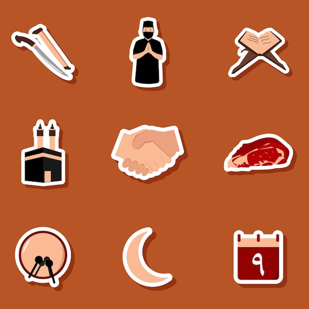 Eid Al Adha Icon Set