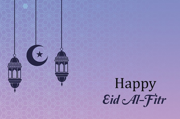 Vector eid al fitr background design