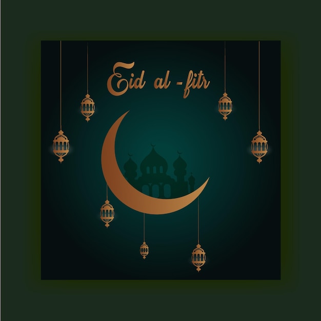 Eid alfitr instagram posts collection Free Design vactor