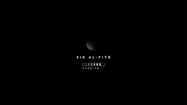 Eid alFitr Loading theme dark background desktop wallpaper