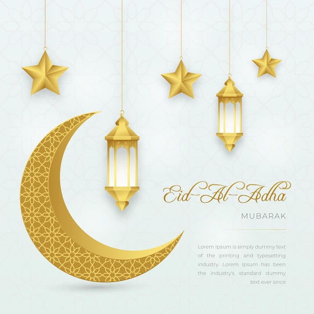 Eid Mubarak and AidAlAdha social media post design