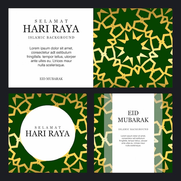 Eid mubarak design template