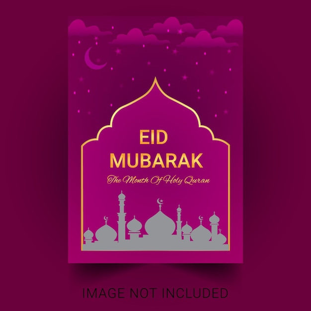 Eid Mubarak flyer templates