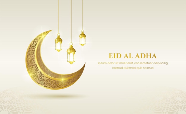 Eid Mubarak Islamic greeting card, poster, banner design, vector illustration