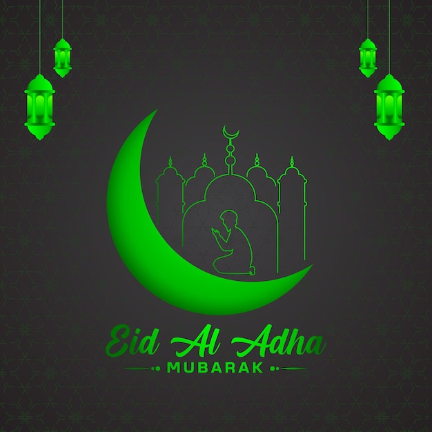 Eid Mubarak social media post design