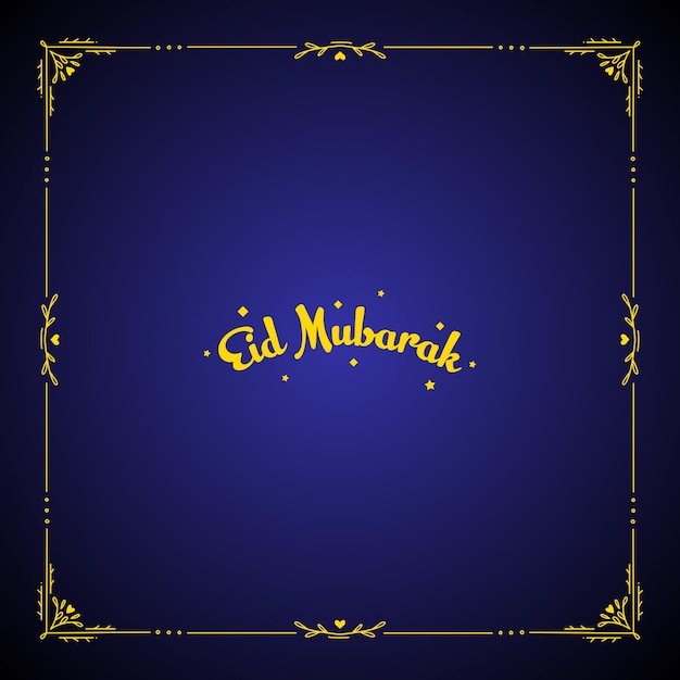 Eid mubarak wishes greeting Muslim festival and muslim decoration