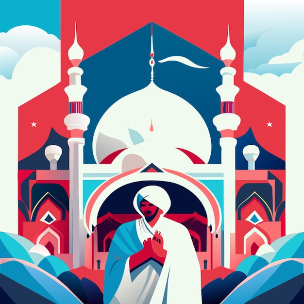 eid ul azha poster vector illustration