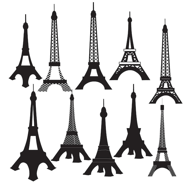 Eiffel tower Iconic Eiffel Tower Vector Illustration EPS Design for Parisian Charm