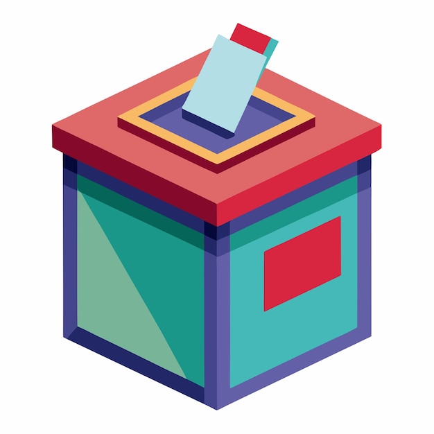 Vector election box vector design voting essentials