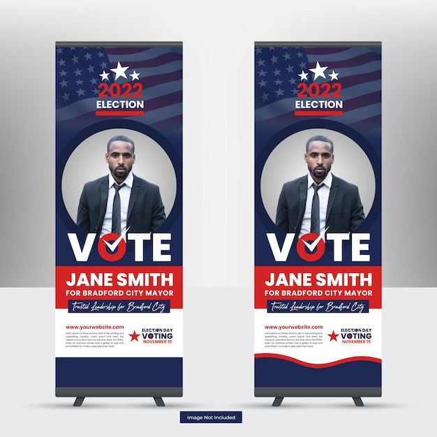 Election Roll up Banner