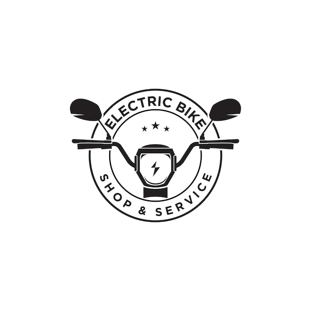 Electric bike logo Design vector vector illustration