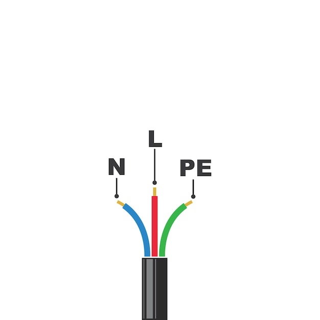 Electric cable icon vector illustration design