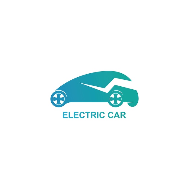 Electric car and Electrical charging station symbol icon