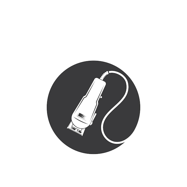 Electric clippers vector icon illustration design template