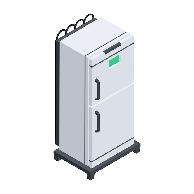 Electric Devices Isometric Icon