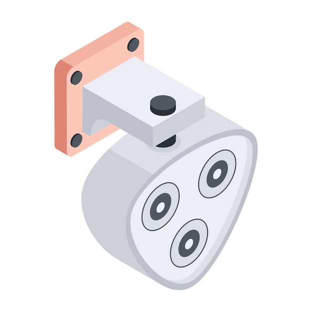 Electric Devices Isometric Icon